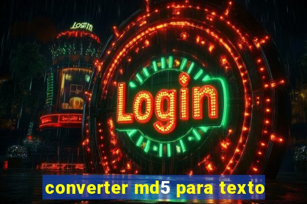 converter md5 para texto